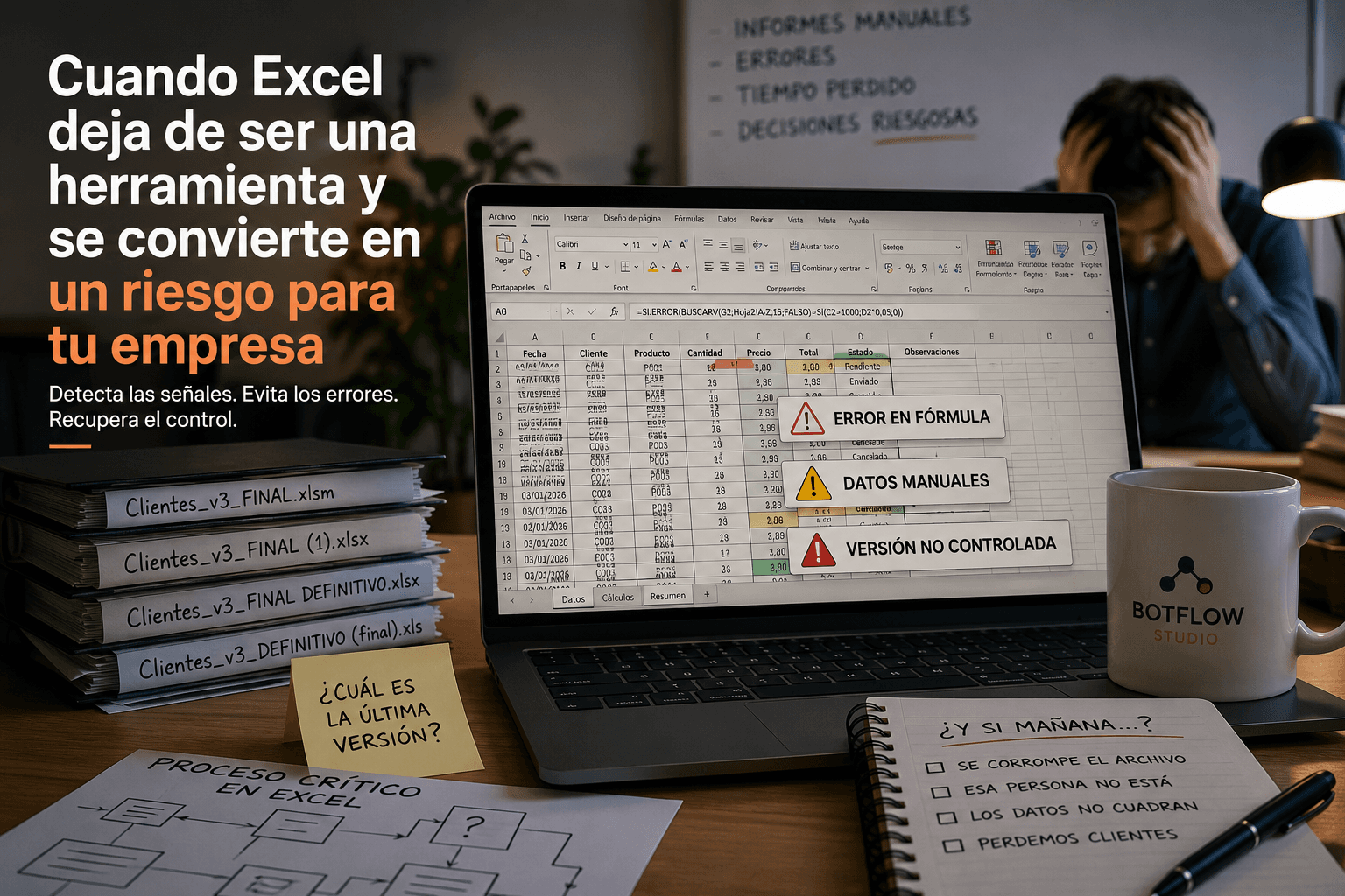 Cuándo Excel deja de ser una herramienta y se convierte en un riesgo para tu empresa